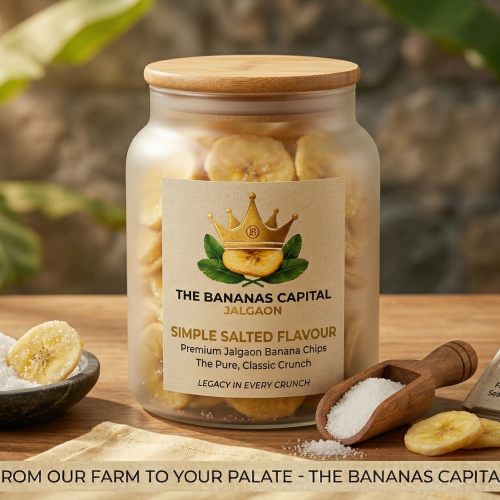 Simple Salted Banana Chips
